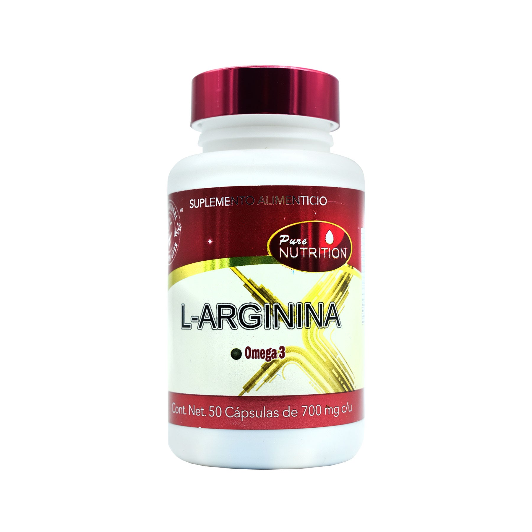 L-Arginina con Omega 3 Bio Ser 50 Caps