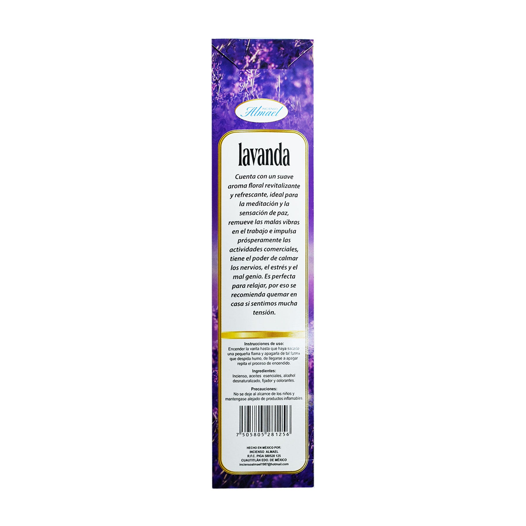 5 Pack Relax Lavanda Incienso Almael 20 varitas