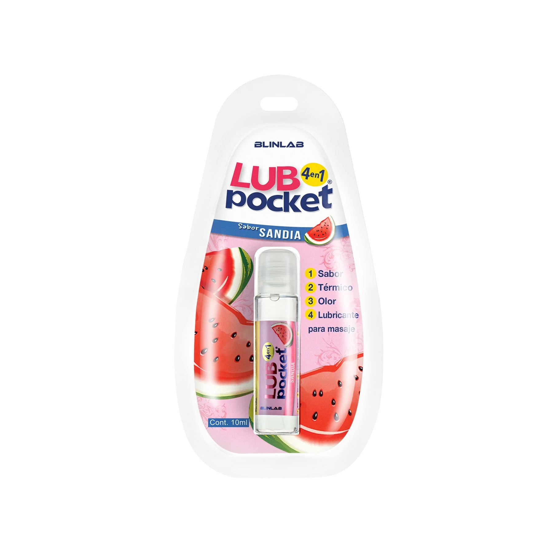 Lubricante Lub Pocket sabor sandia BLINLAB 10 ml