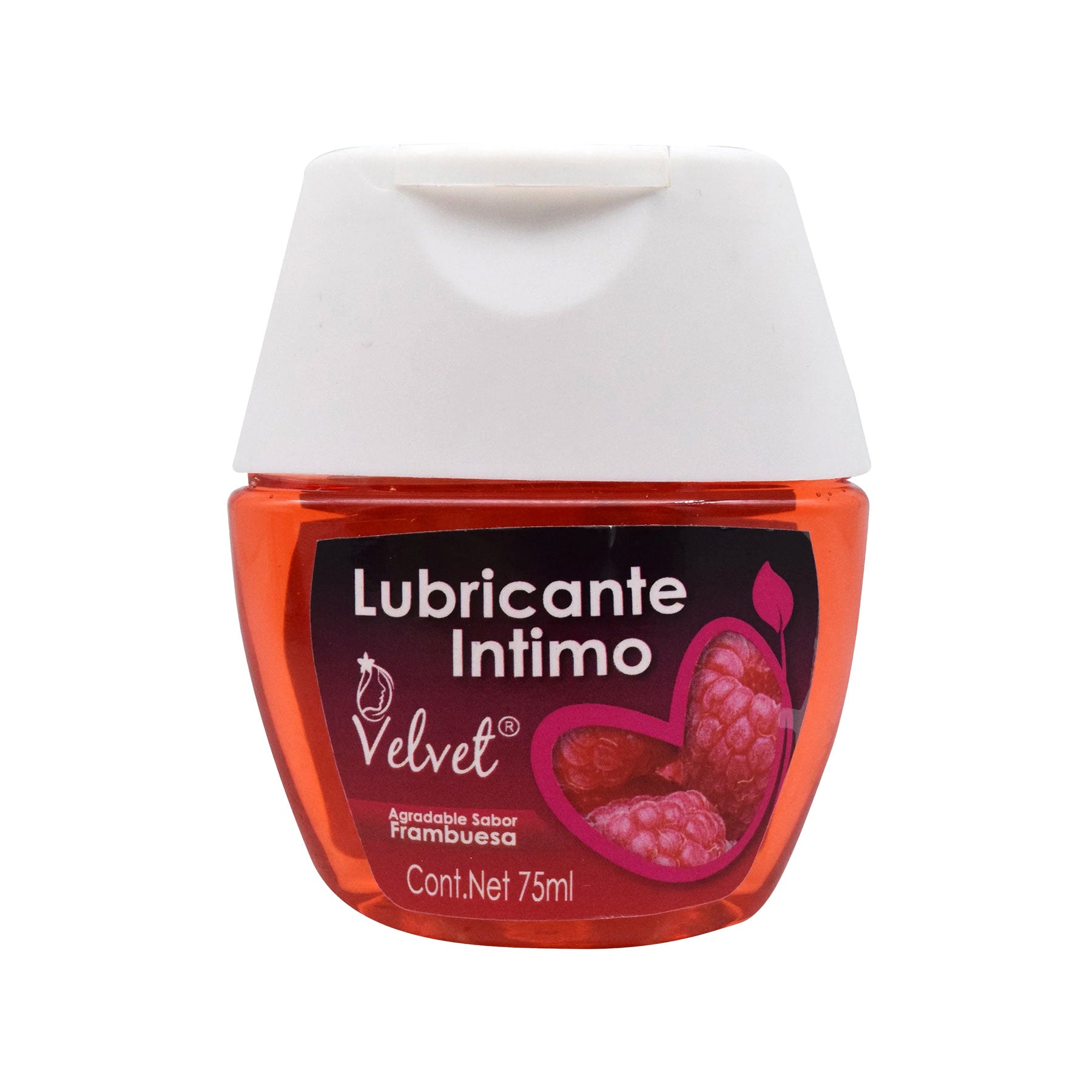 Lubricante íntimo sabor frambuesa Velvet 75 ml