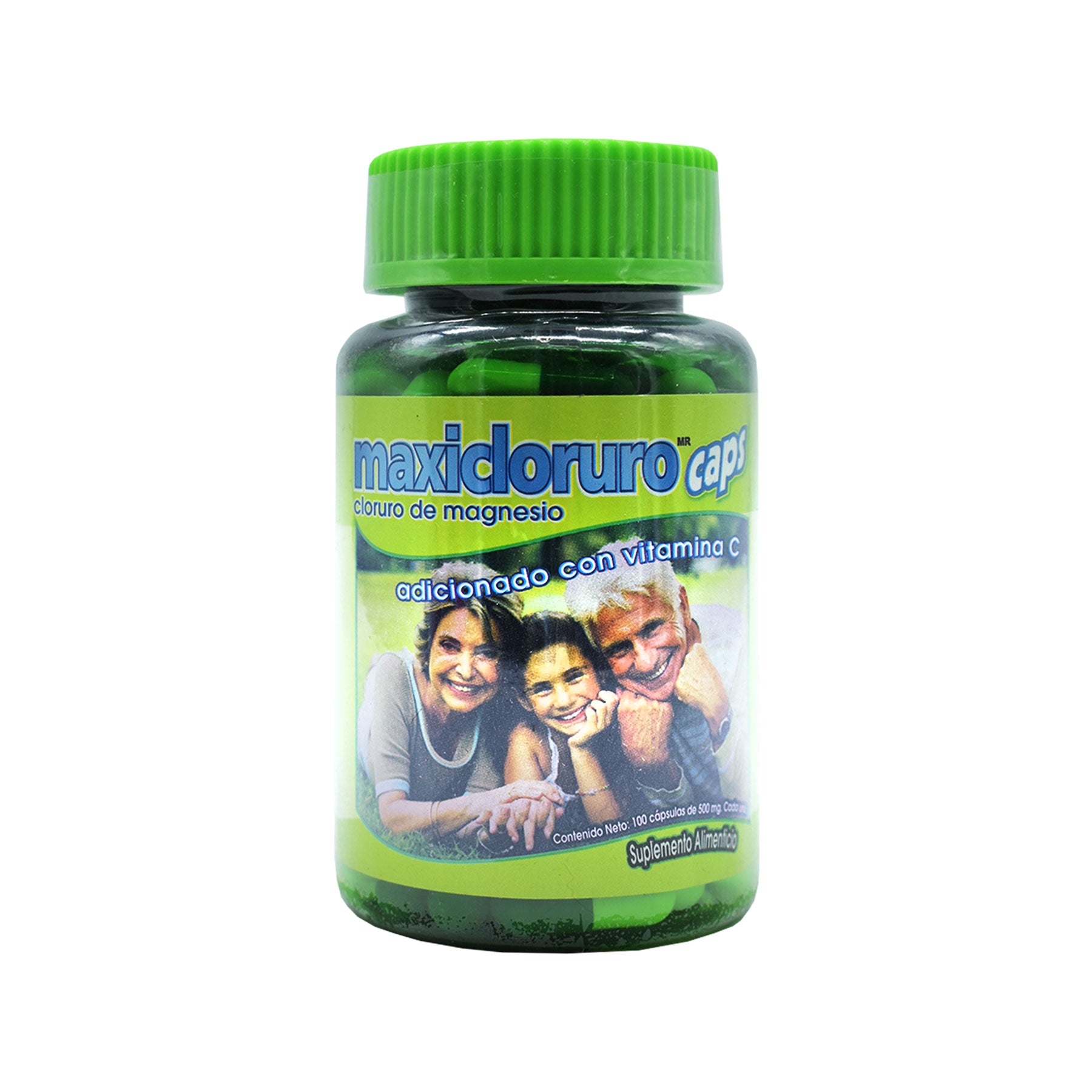 Maxicloruro Magnesio + Vitamina C Bote Maxicloruro 100 caps