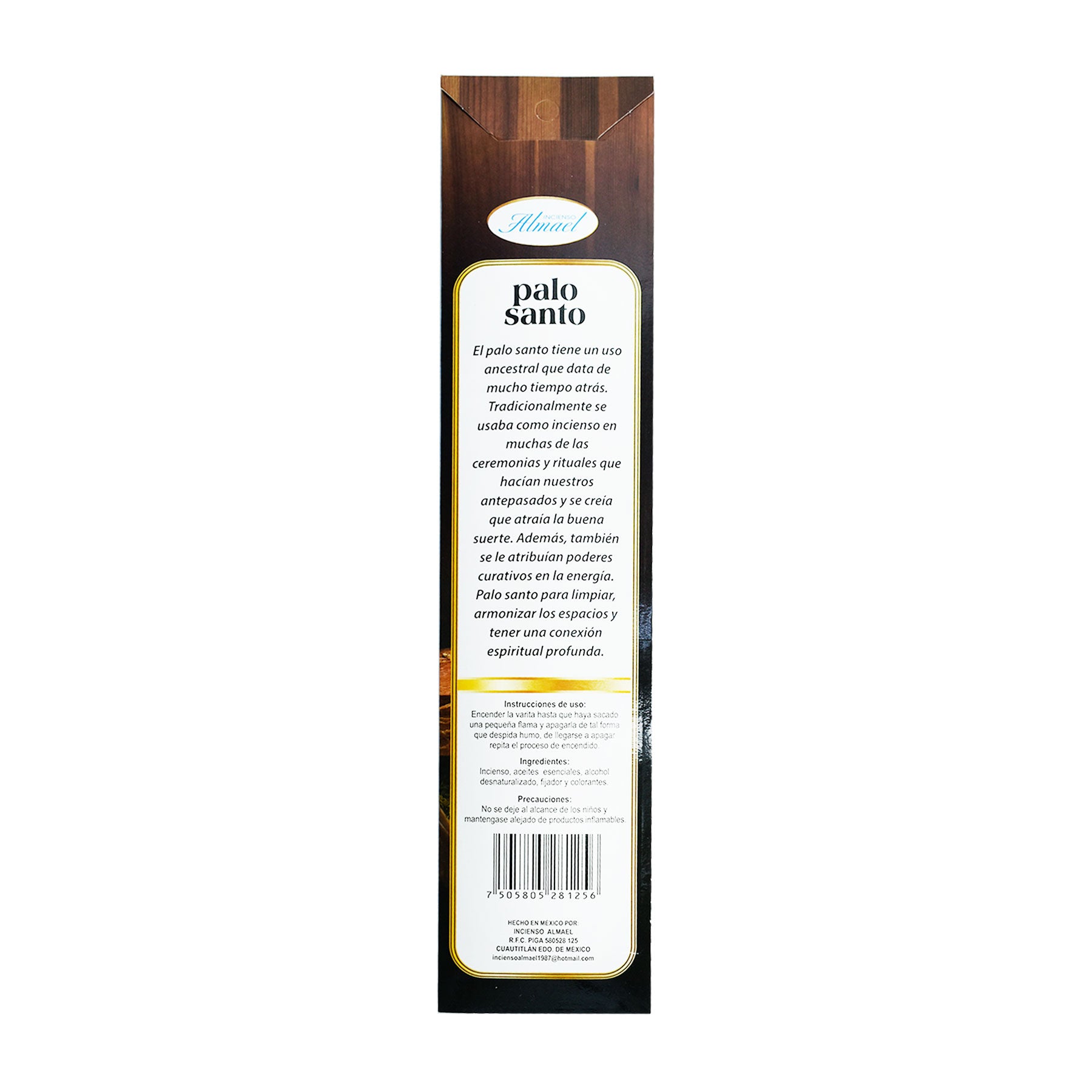 5 Pack Relax Palo Santo Incienso Almael 20 varitas