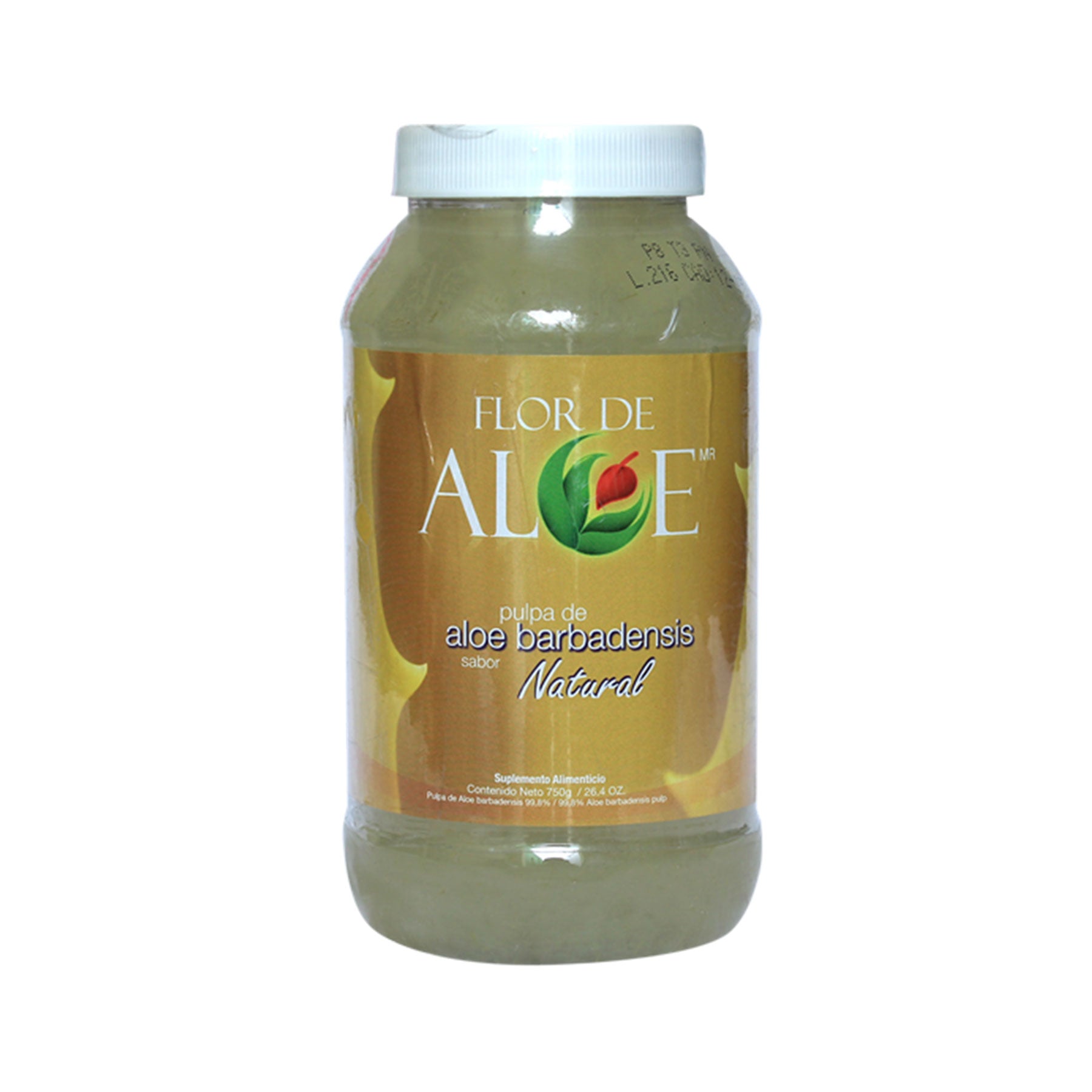 Pulpa de Sábila Sabor Natural Flor de Aloe 750 gr