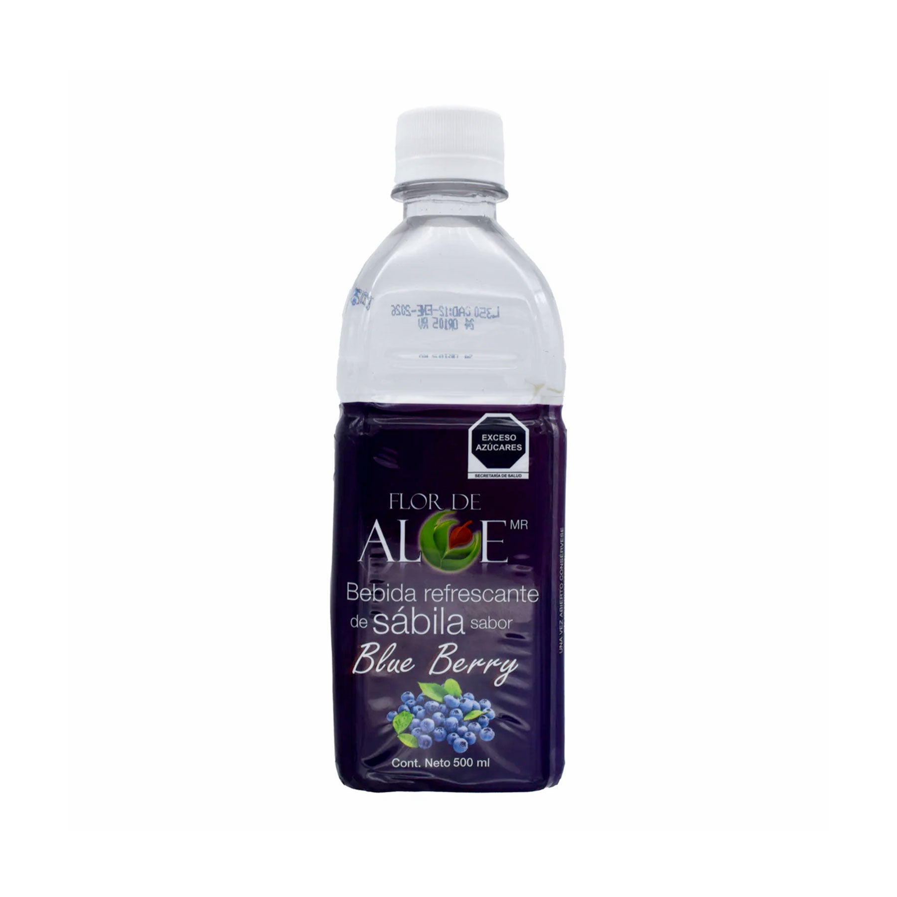 Pulpa de Sábila Sabor Blueberry Flor de Aloe 500 ml