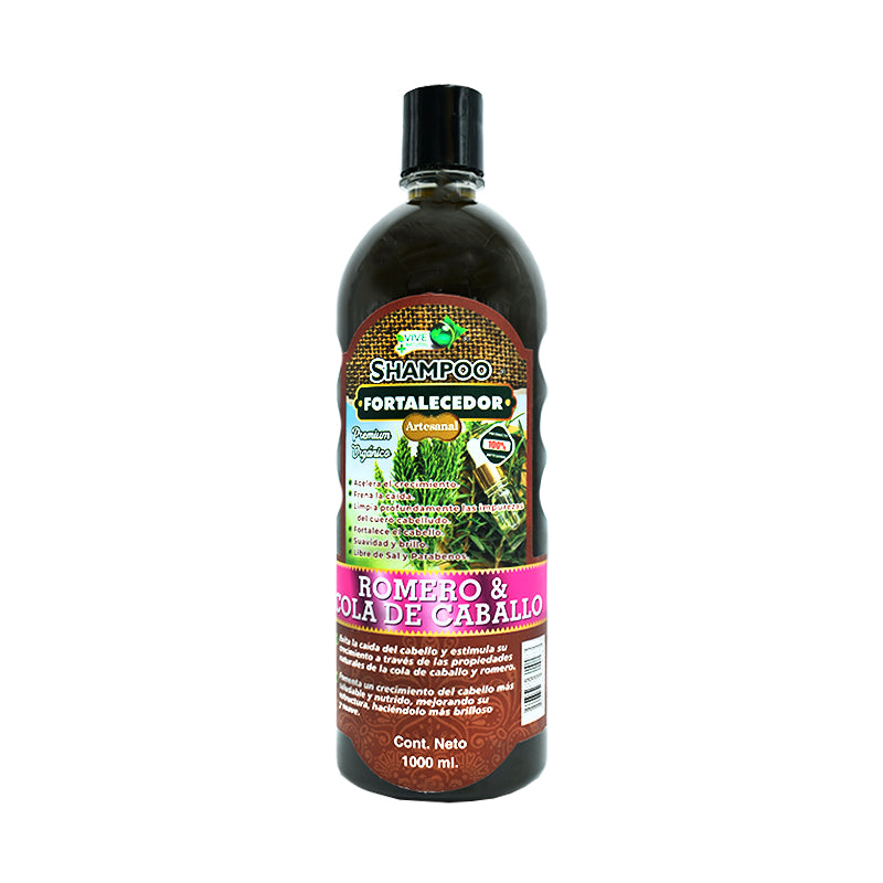 Shampoo Romero+Cola de Caballo Vive+Natural 1000 ml