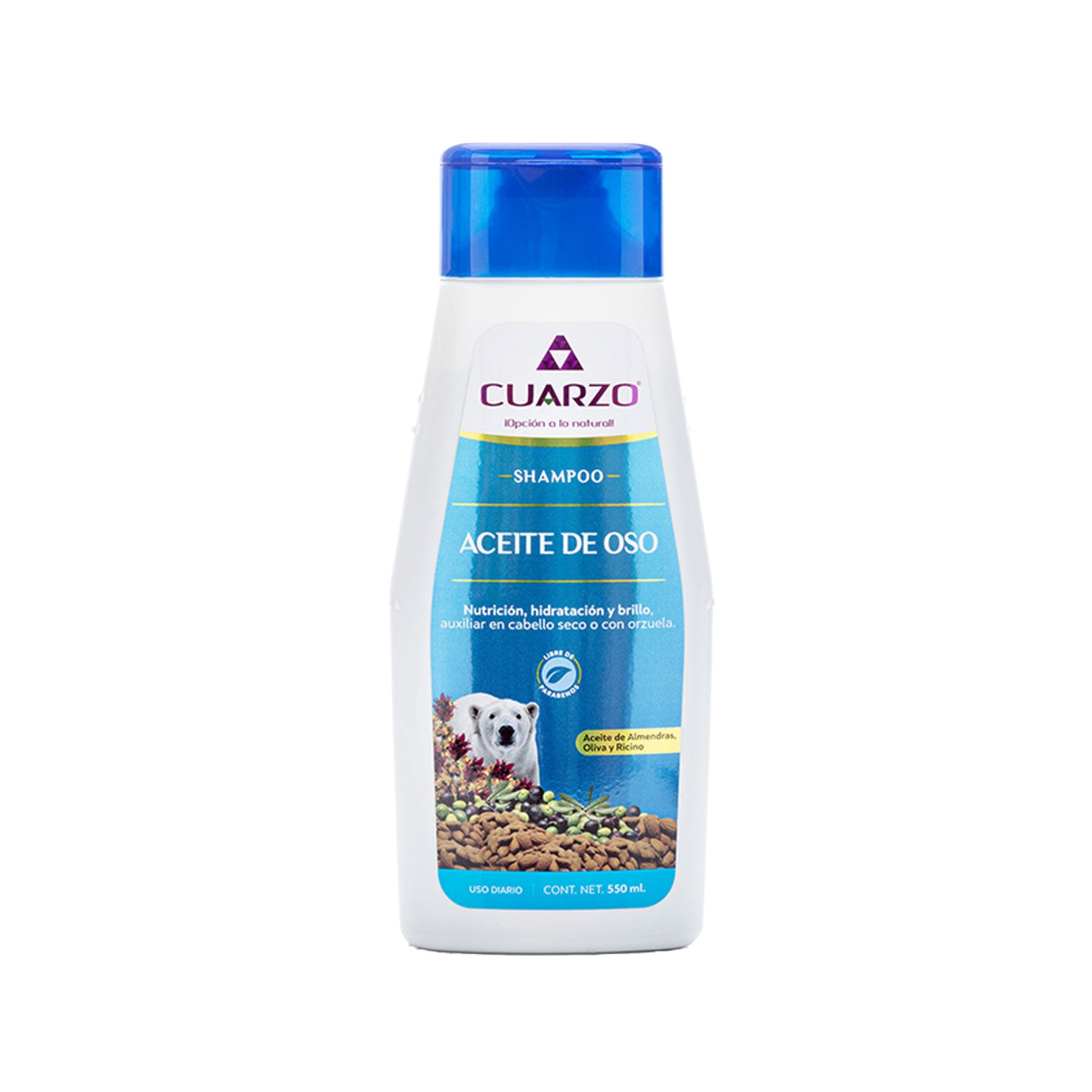 Shampoo Aceite de Oso Cuarzo 550 ml