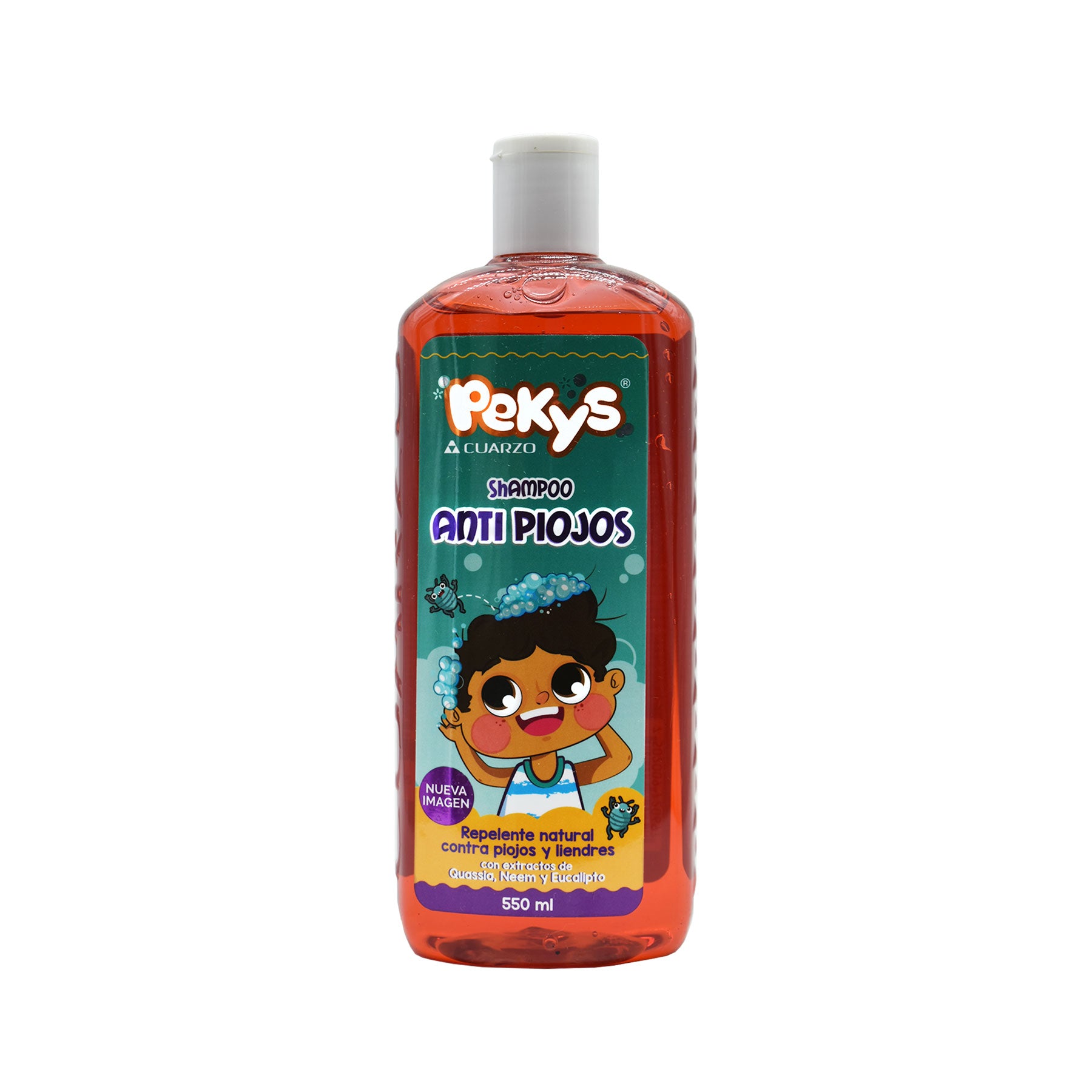 Shampoo AntiPiojos Cuarzo 550 ml