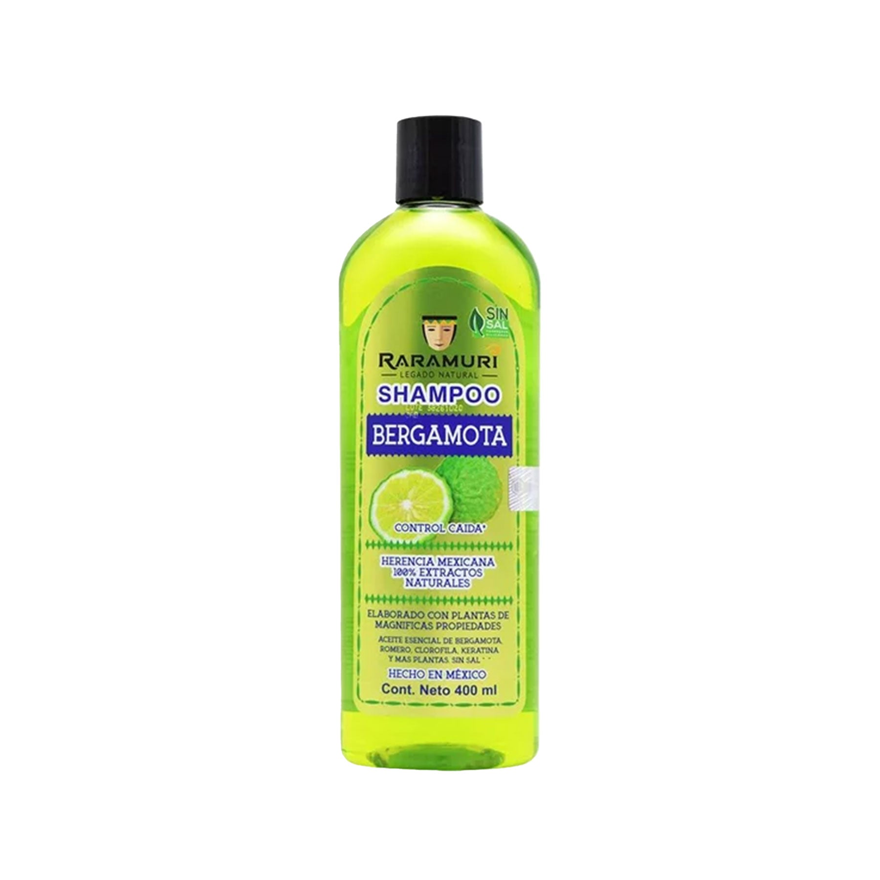 Shampoo Bergamota Raramuri 400 ml