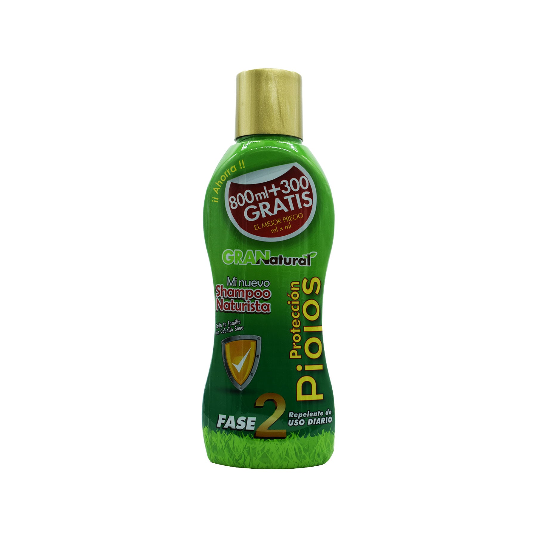 Shampoo GRANatural Repelente Piojos Núcleo Natural 1.1 L