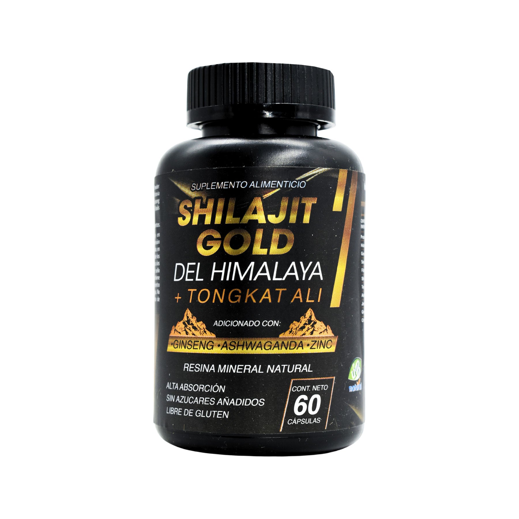 Shilajit Gold con Tongkat Ali UB Natural 60 caps