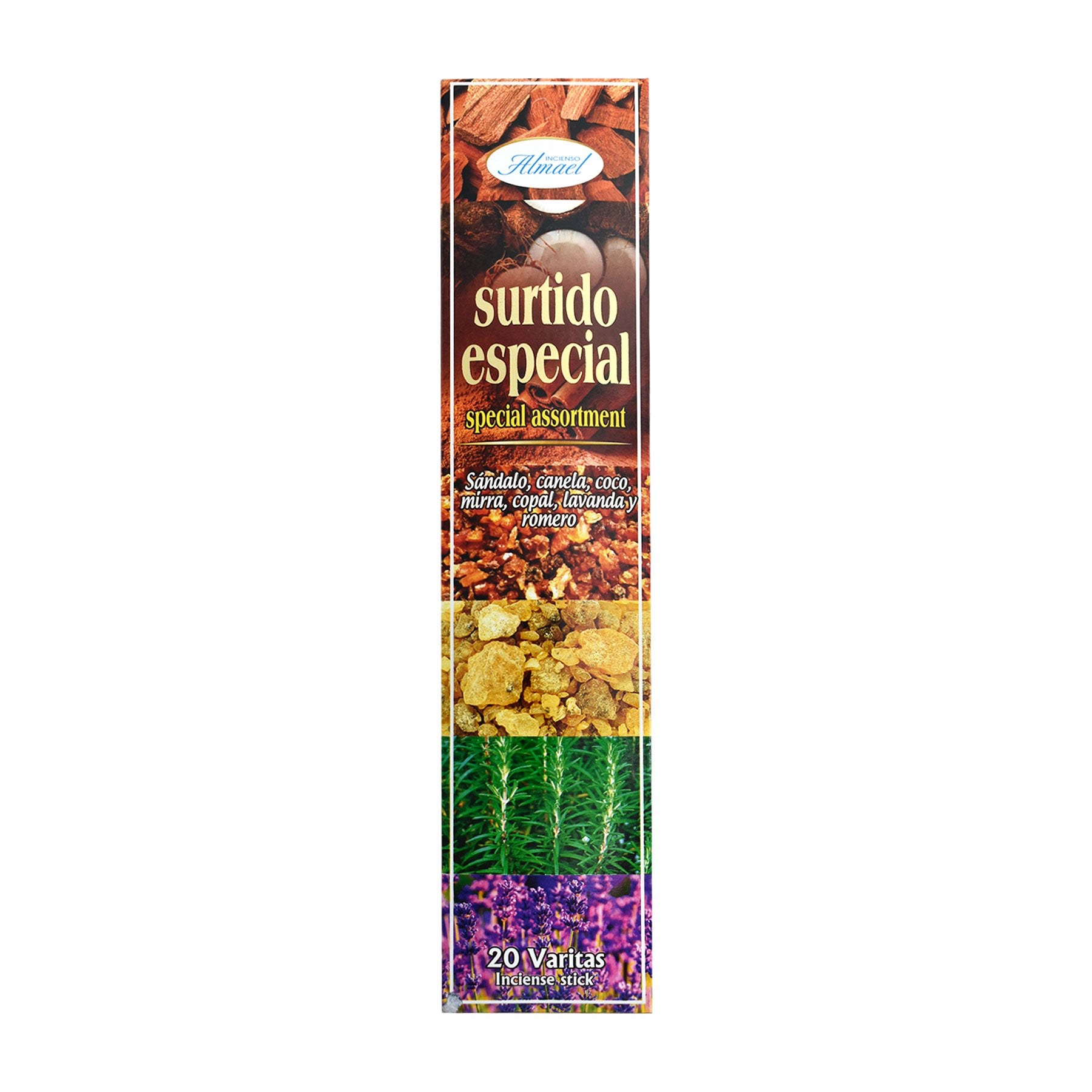 5 Pack Relax Surtido Especial Incienso Almael 20 varitas