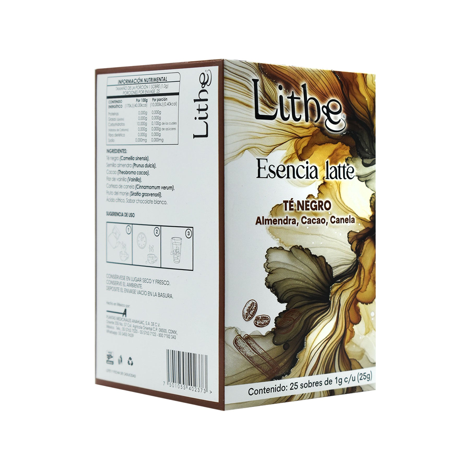 Té Esencia Latte Lithe 25 sobres