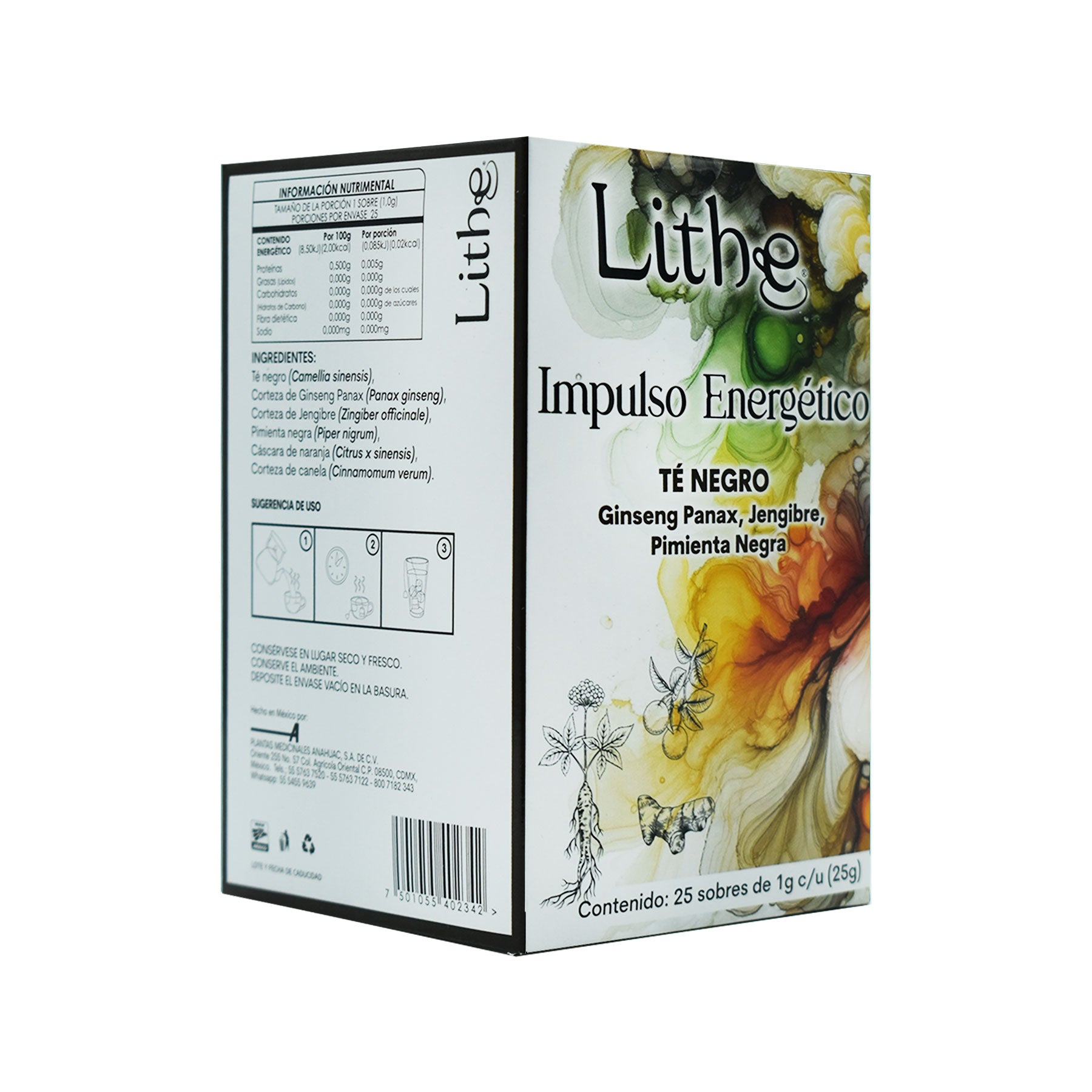 Té Impulso Energético Lithe 25 sobres