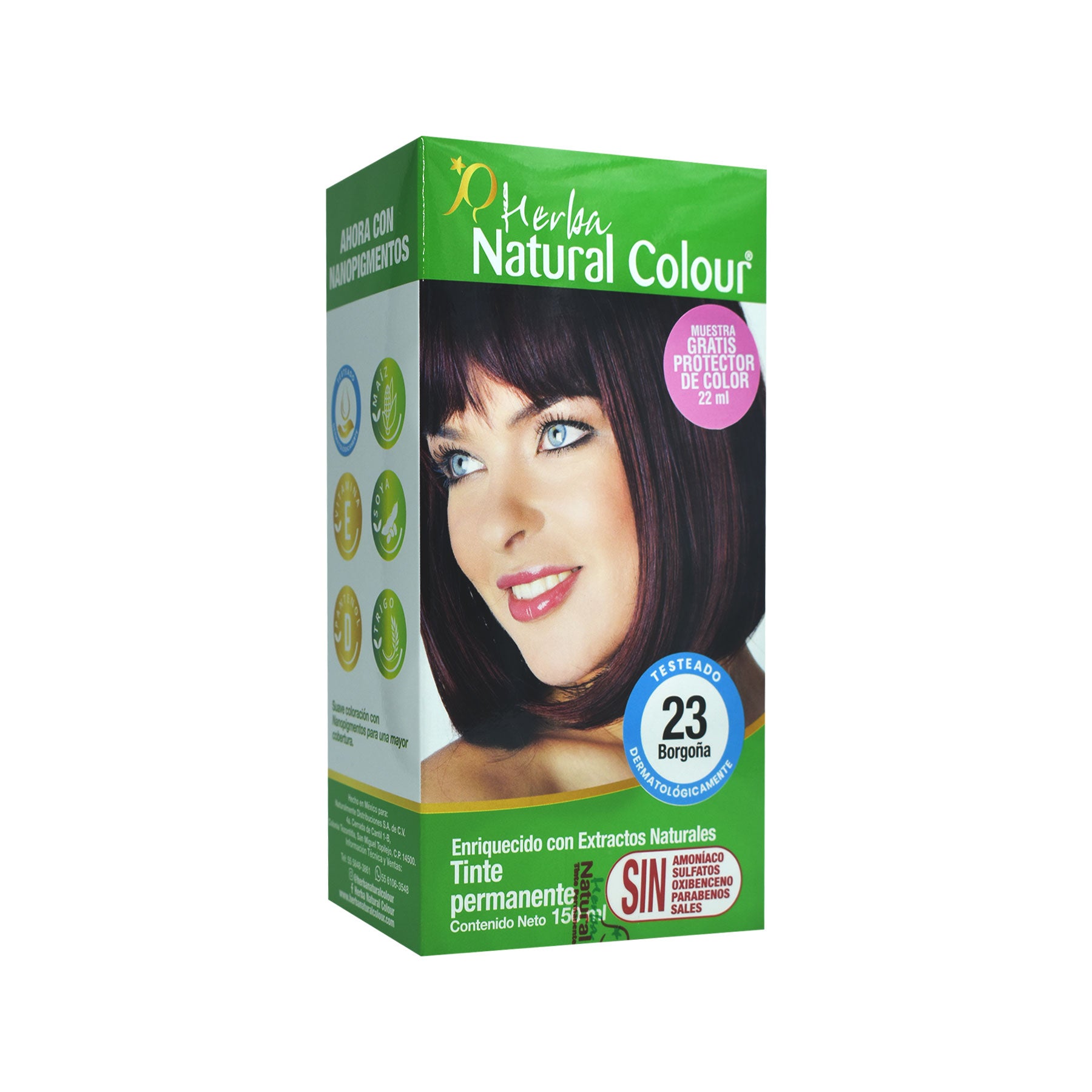 Tinte Borgoña 23 Herba Natural Colour 150 ml.