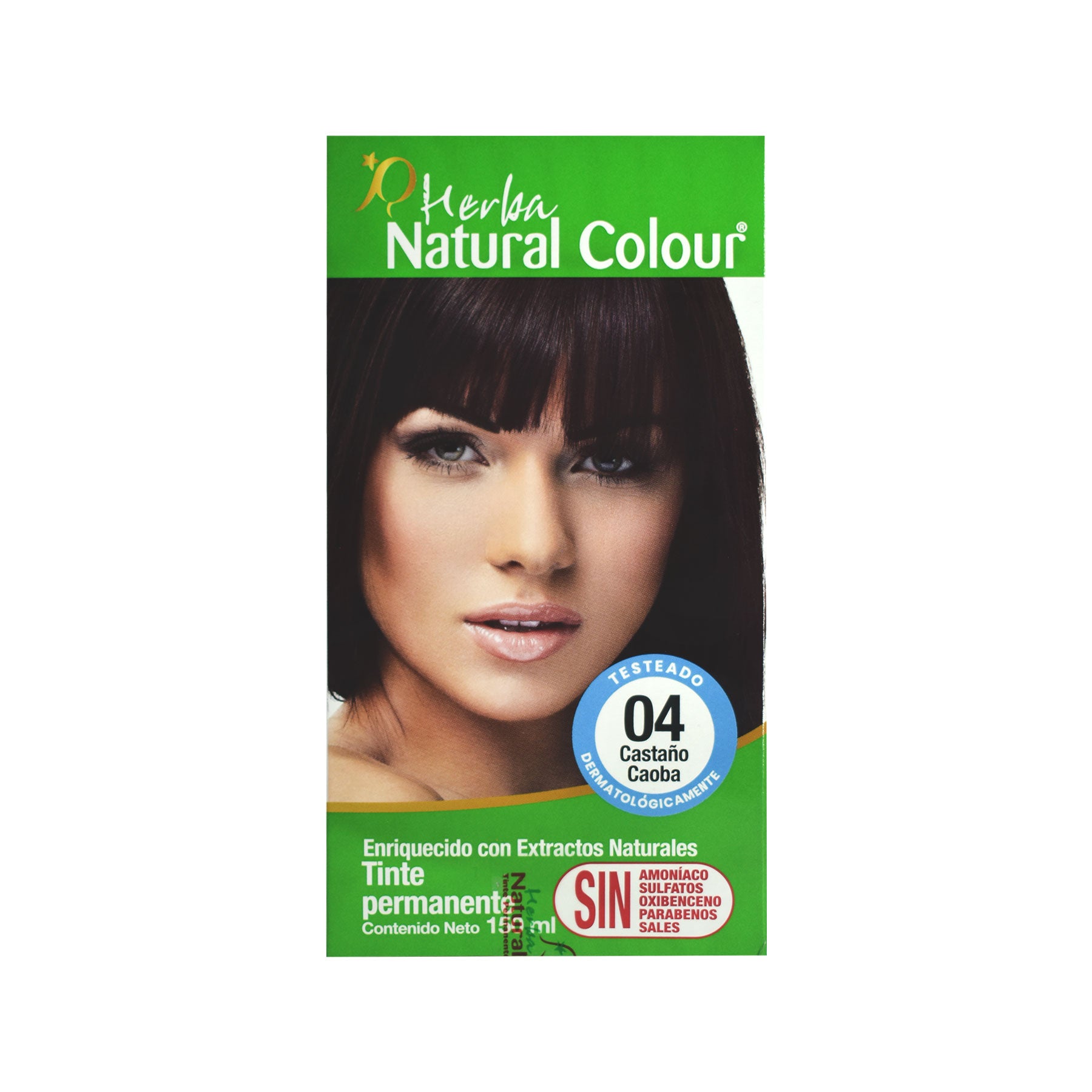 Tinte Castaño Caoba 04 Herba Natural Colour 150 ml.