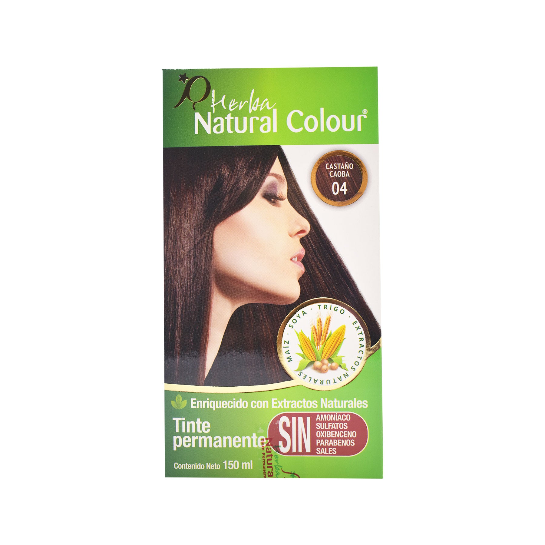 Tinte Castaño Caoba 04 Herba Natural Colour 150 ml