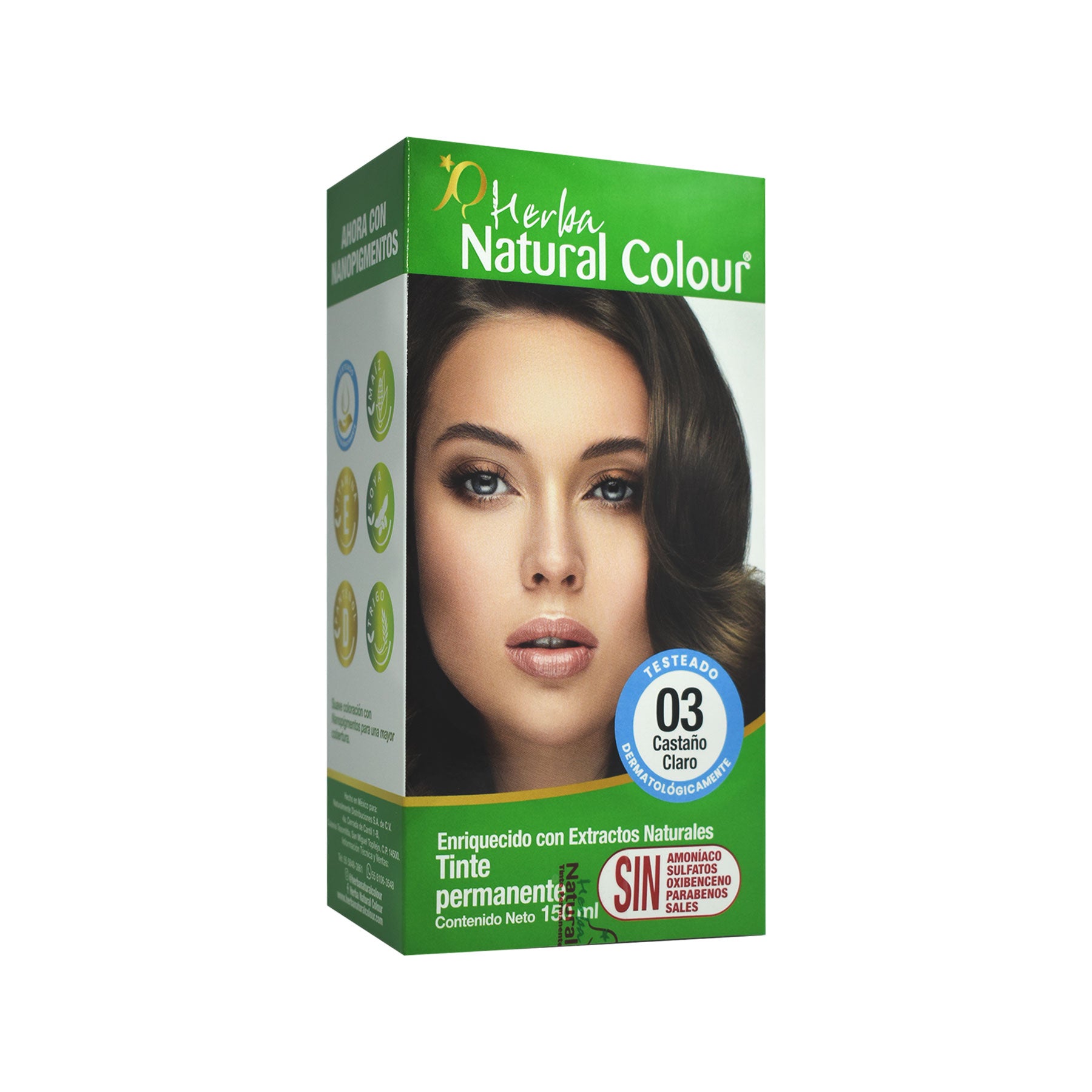 Tinte Castaño Claro 03 Herba Natural Colour 150 ml.