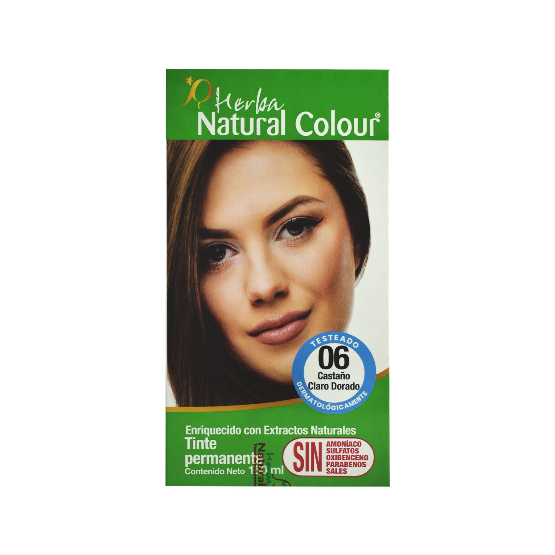 Tinte Castaño Claro Dorado 06 Herba Natural Colour 150 ml.
