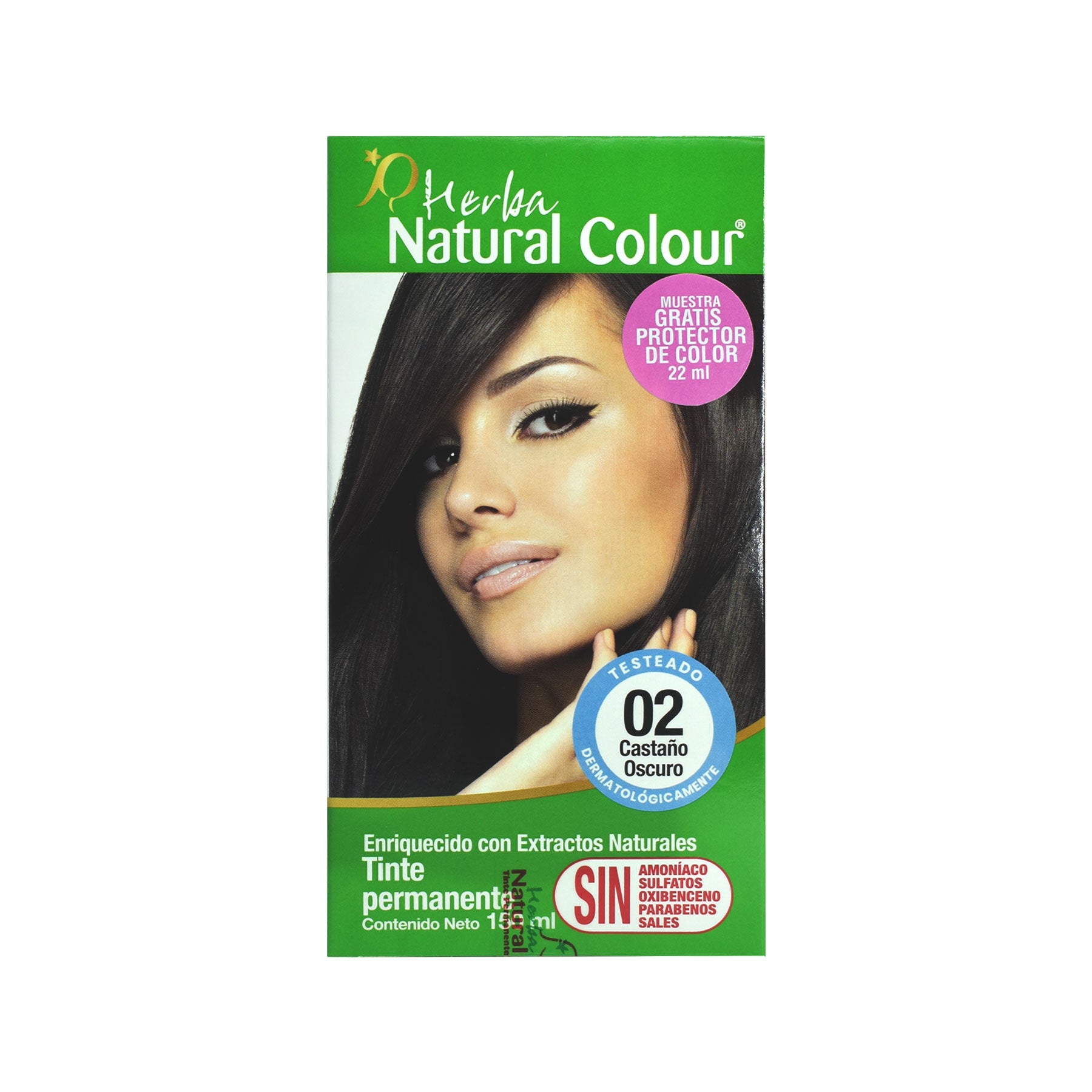 Tinte Castaño Oscuro 02 Herba Natural Colour 150 ml.
