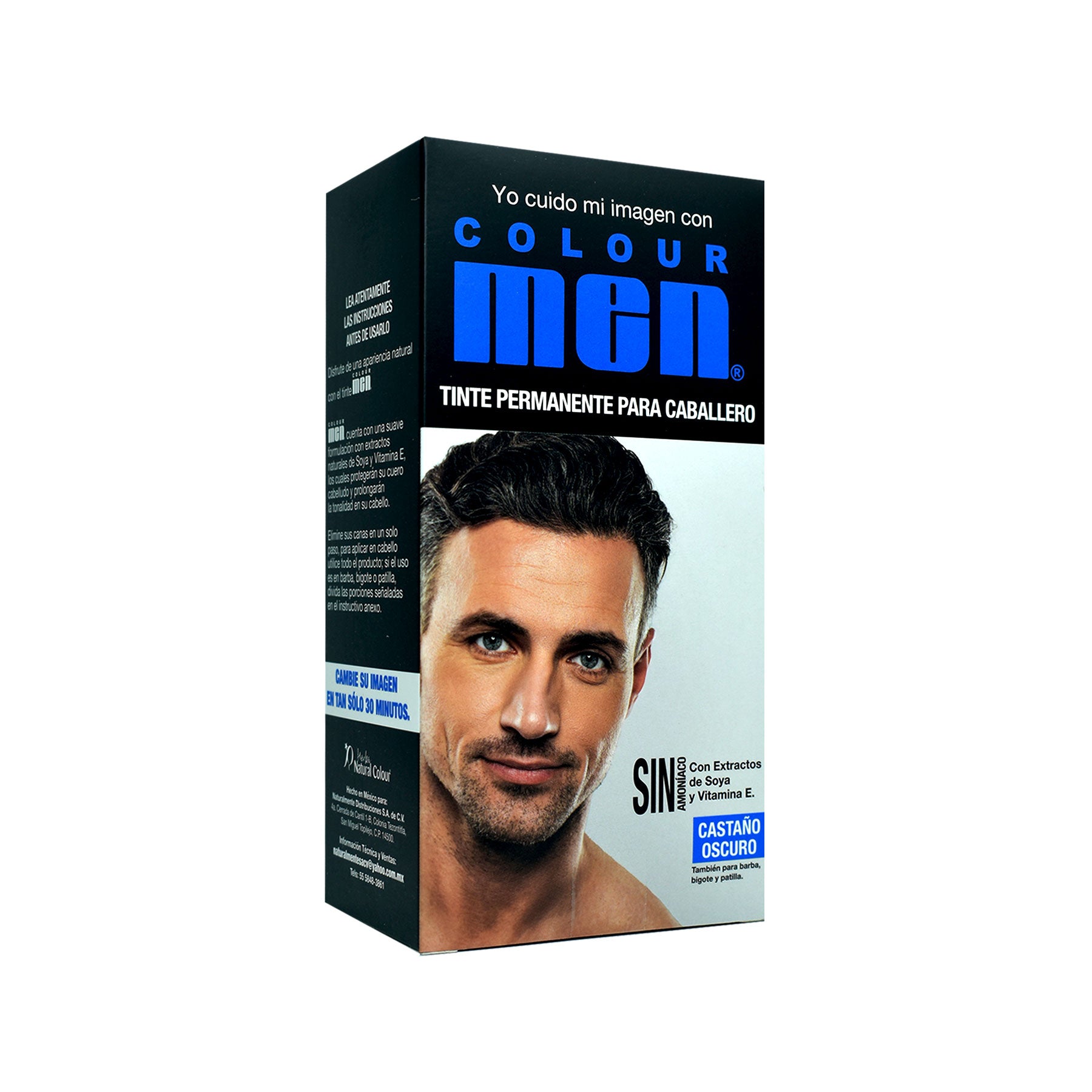 Tinte Colour Men Castaño Oscuro Herba Natural Colour 150 ml.