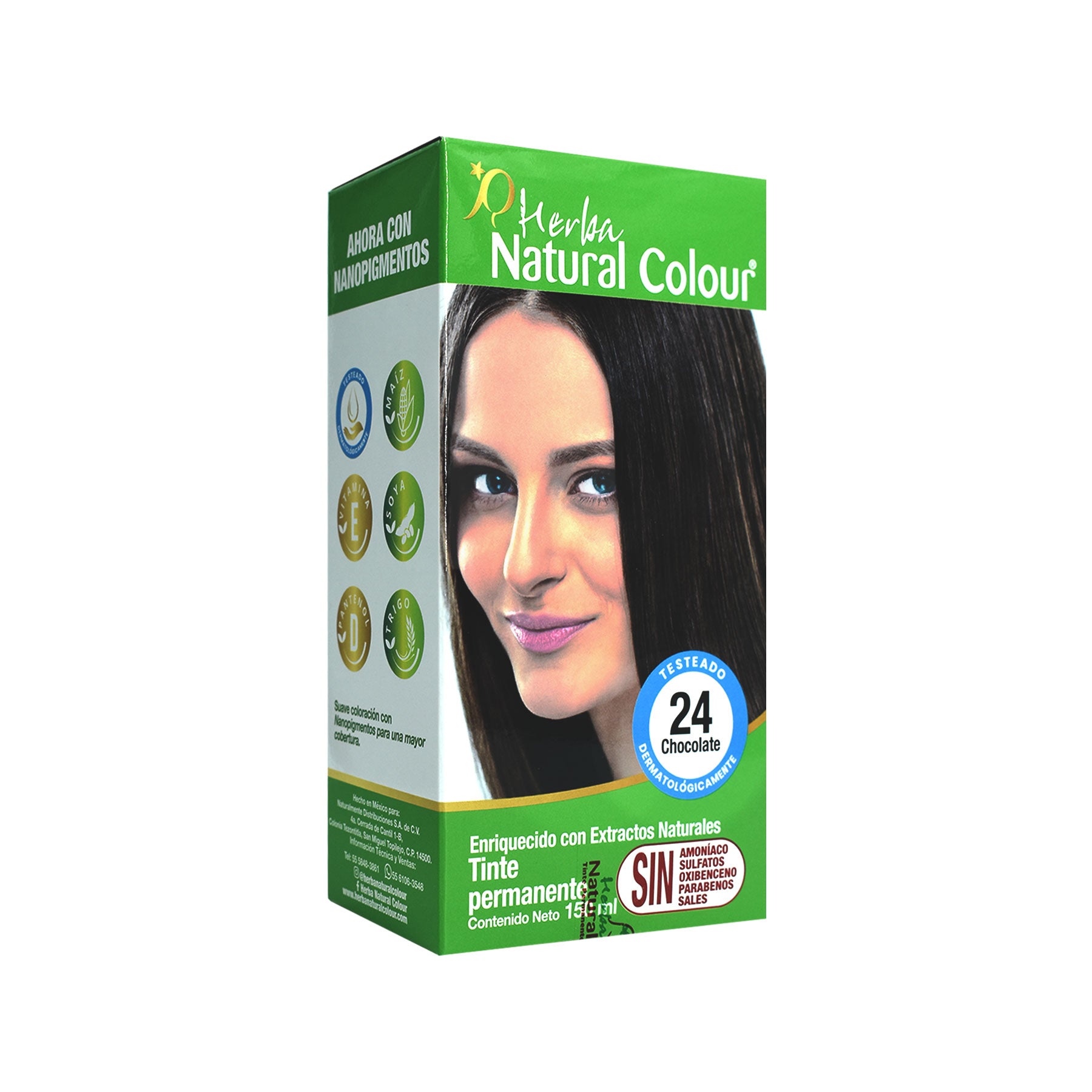 Tinte Chocolate 24 Herba Natural Colour 150 ml.