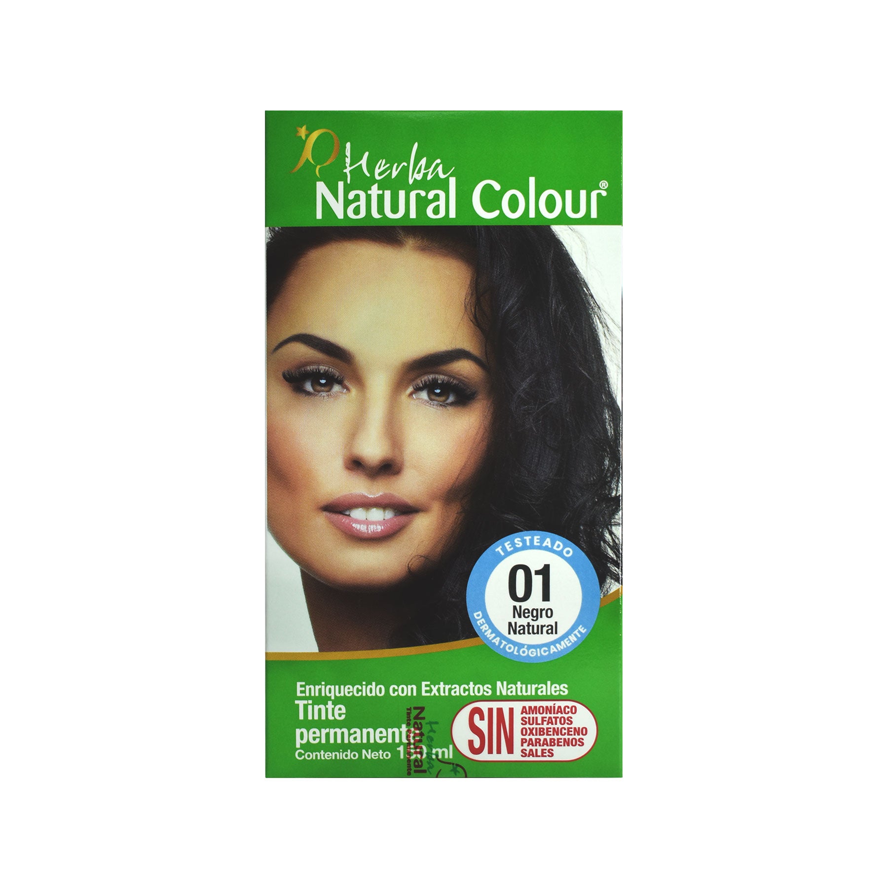 Tinte Negro Natural 01 Herba Natural Colour 150 ml.