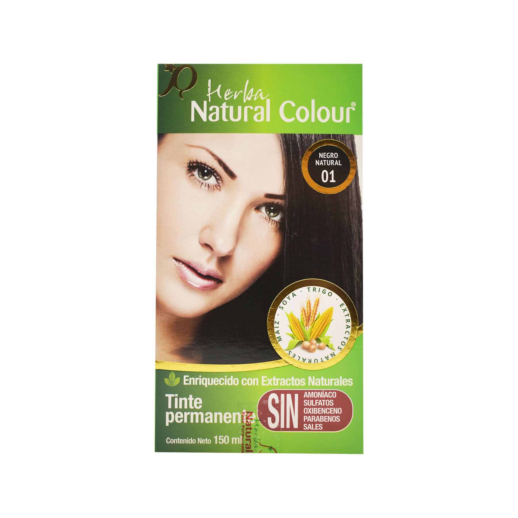 Tinte Negro Natural 01 Herba Natural Colour 150 ml