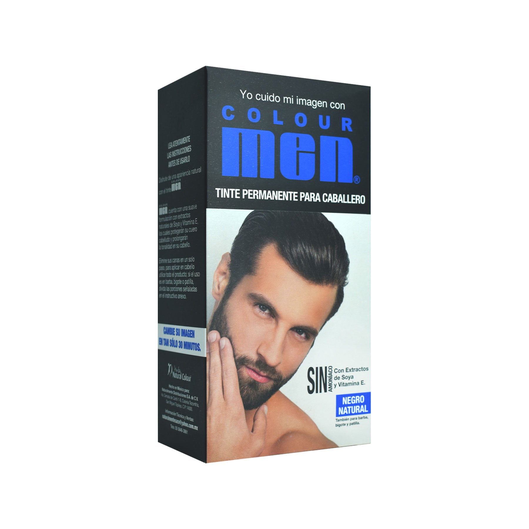 Tinte Colour Men Negro Natural Herba Natural Colour 150 ml.