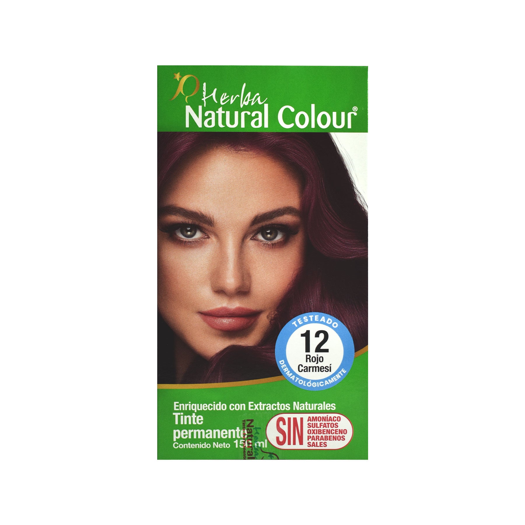 Tinte Rojo Carmesí 12 Herba Natural Colour 150 ml.
