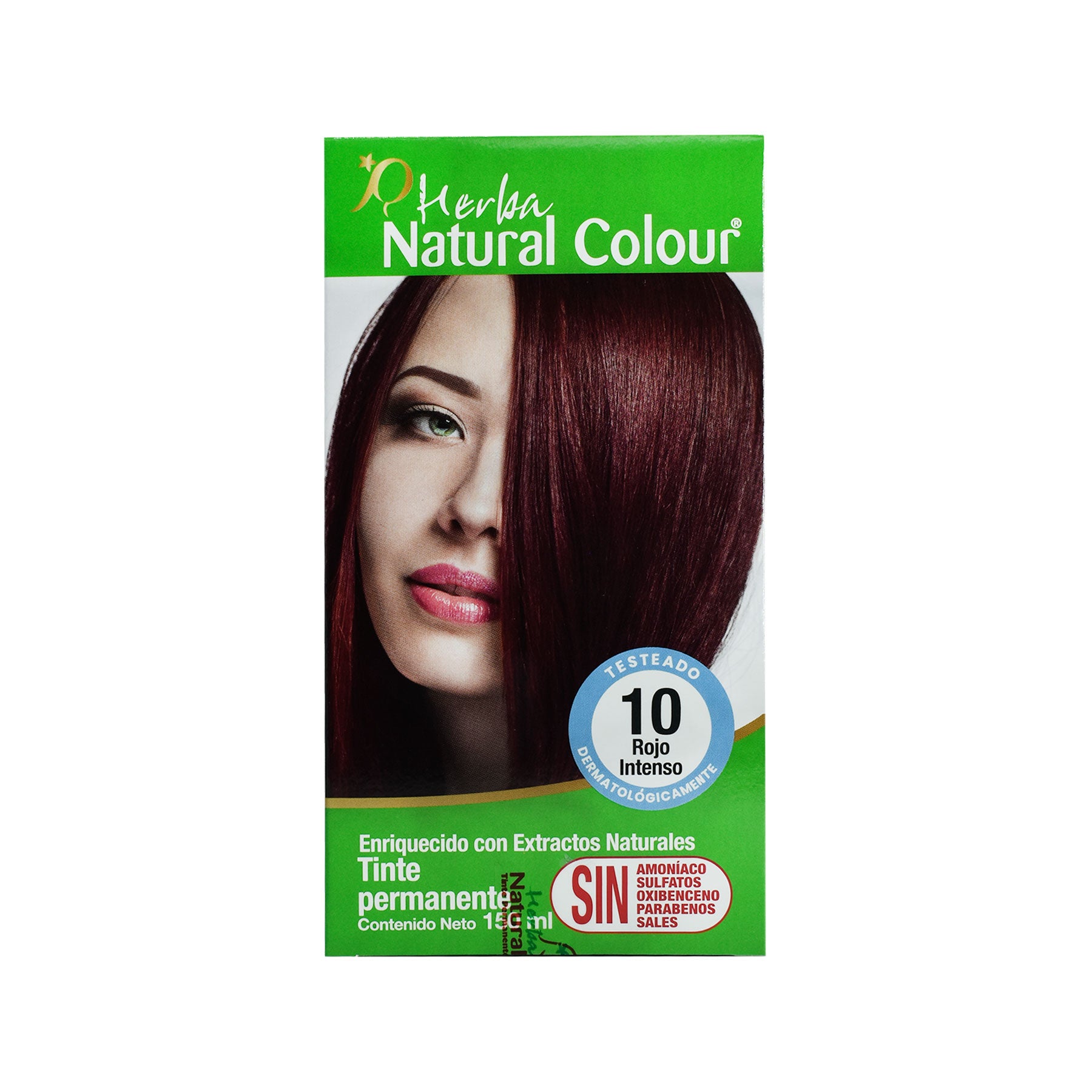 Tinte Rojo Intenso 10 Herba Natural Colour 150 ml.