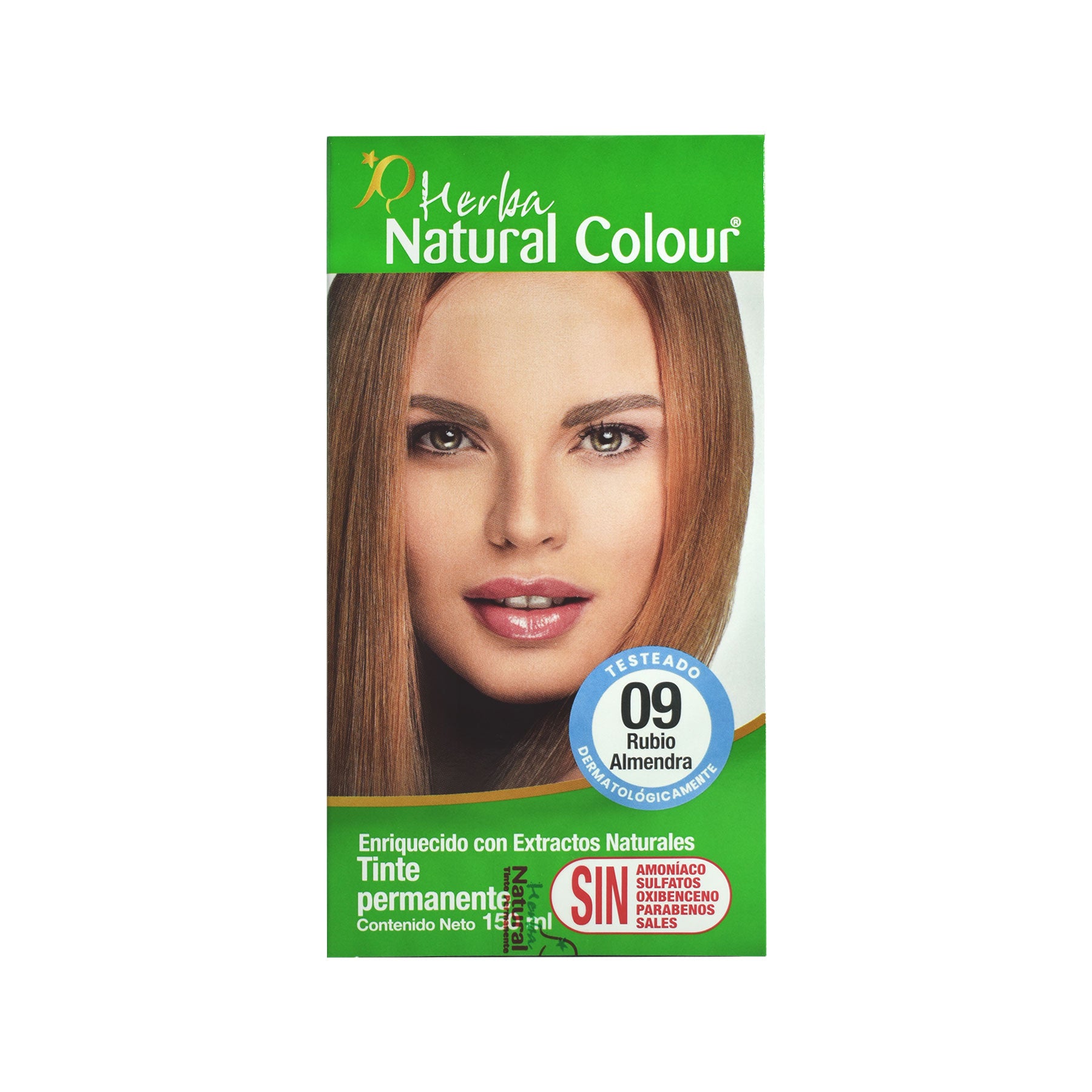 Tinte Rubio Almendra 09 Herba Natural Colour 150 ml.