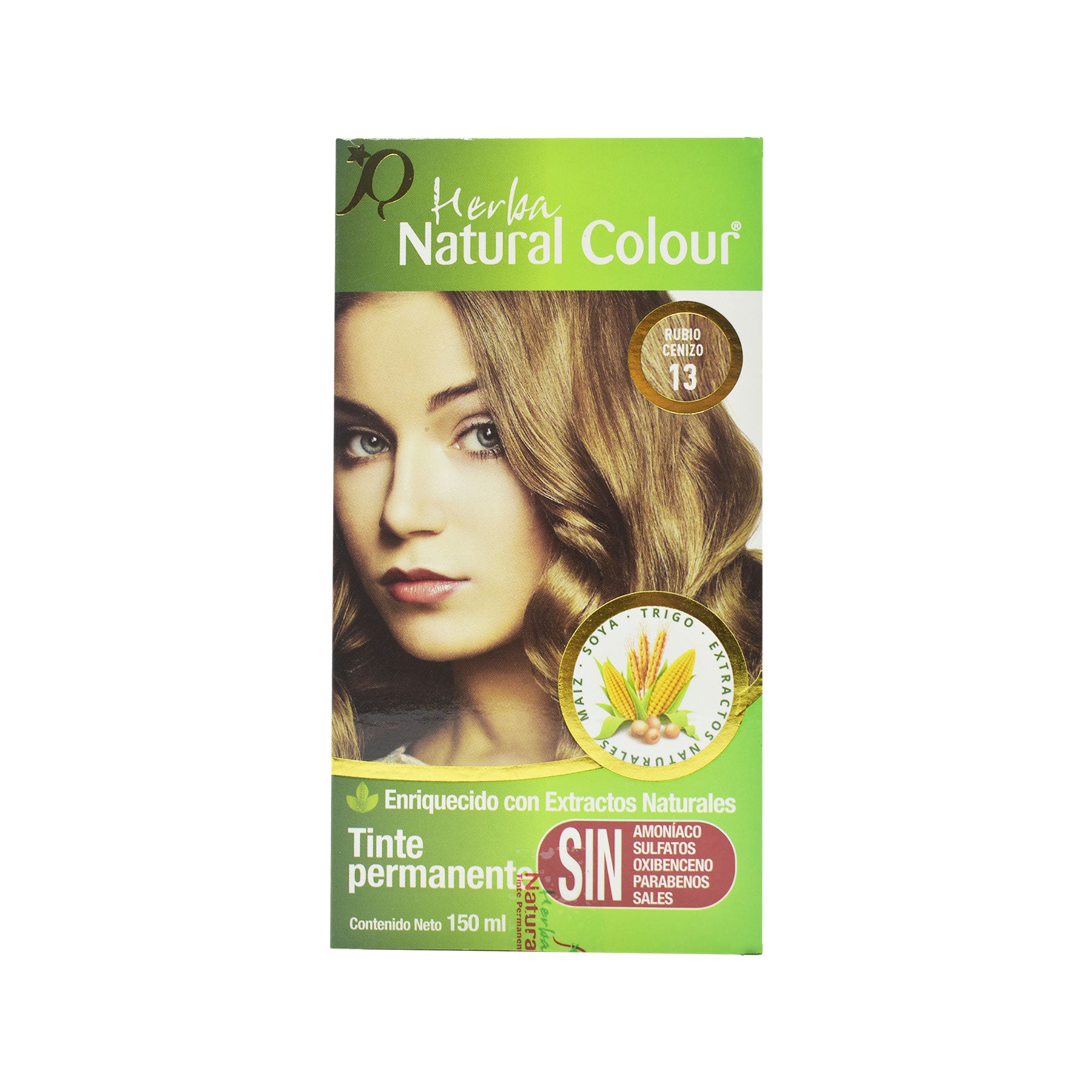 Tinte Rubio Ceniza 13 Herba Natural Colour 150 ml