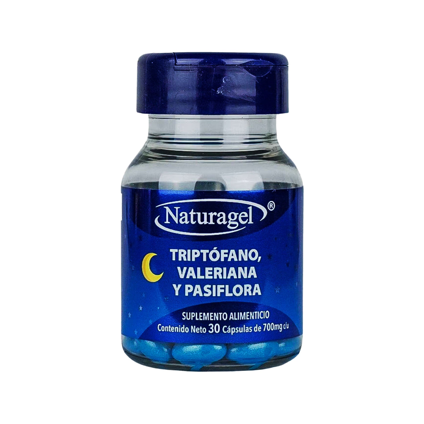 Triptófano con Valeriana y Pasiflora Naturagel 30 caps