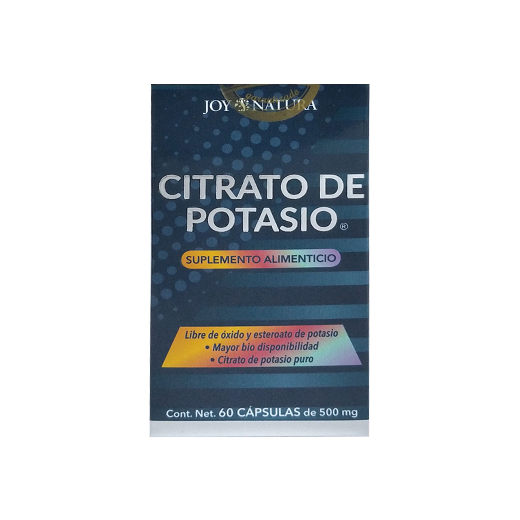 Citrato de Potasio Joy Natura 60 caps