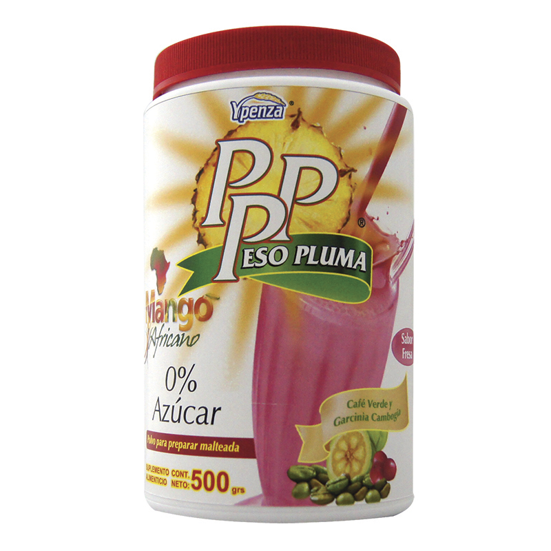 Malteada PP Peso Pluma sabor fresa YPENZA 500g