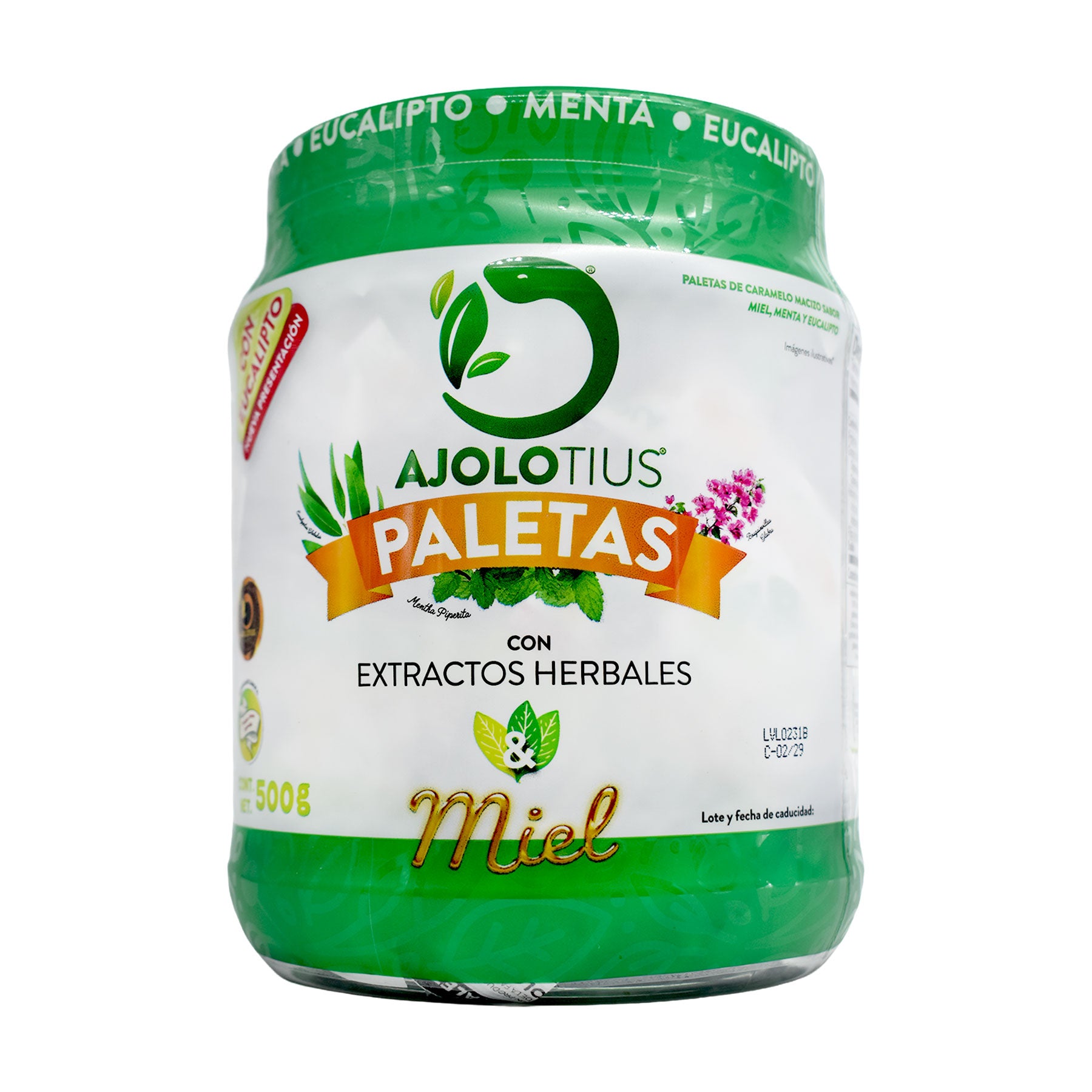 Vitrolero de Paletas Ajolotius 50 pza