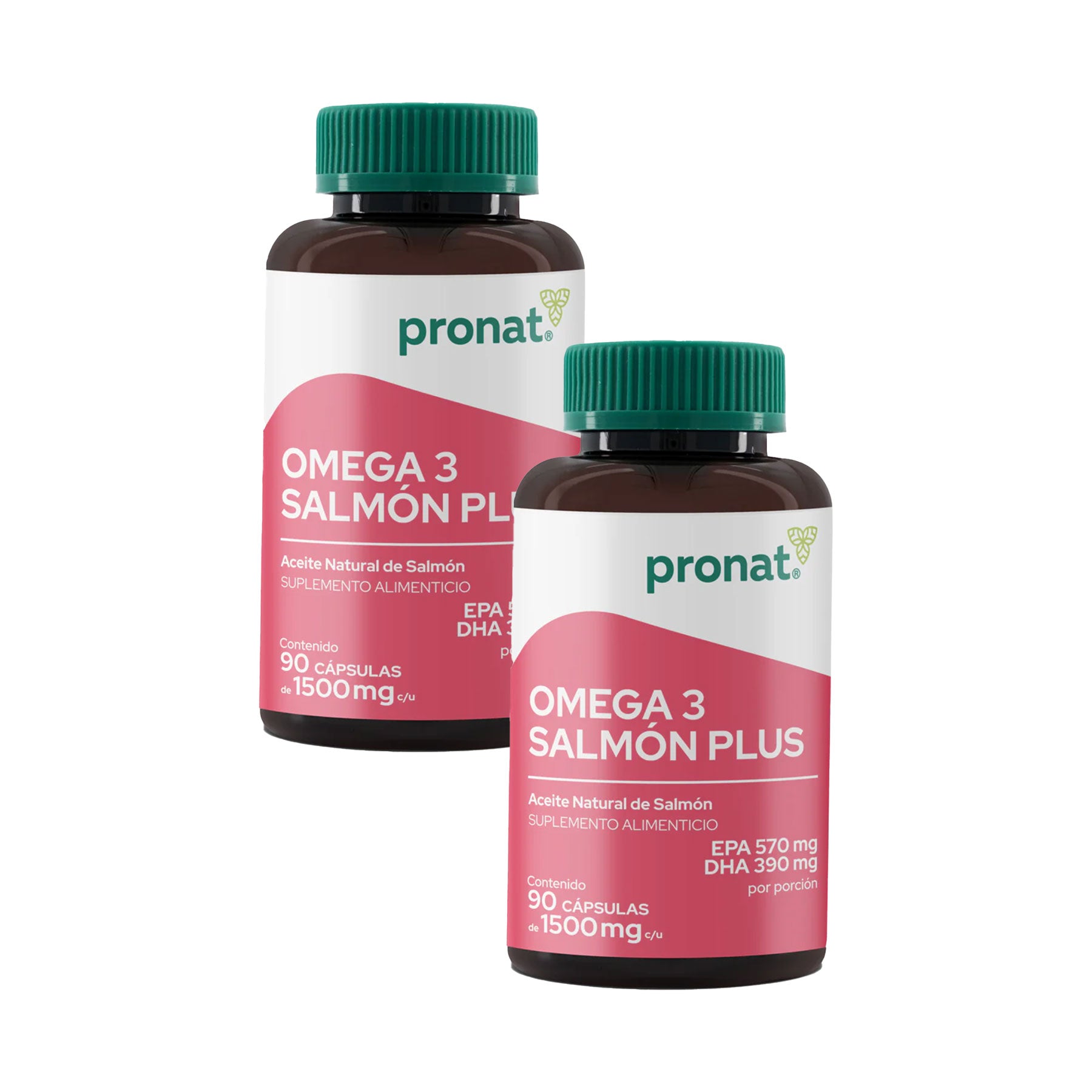 Omega 3 Salmón Plus Pronat 90 caps (Duo)