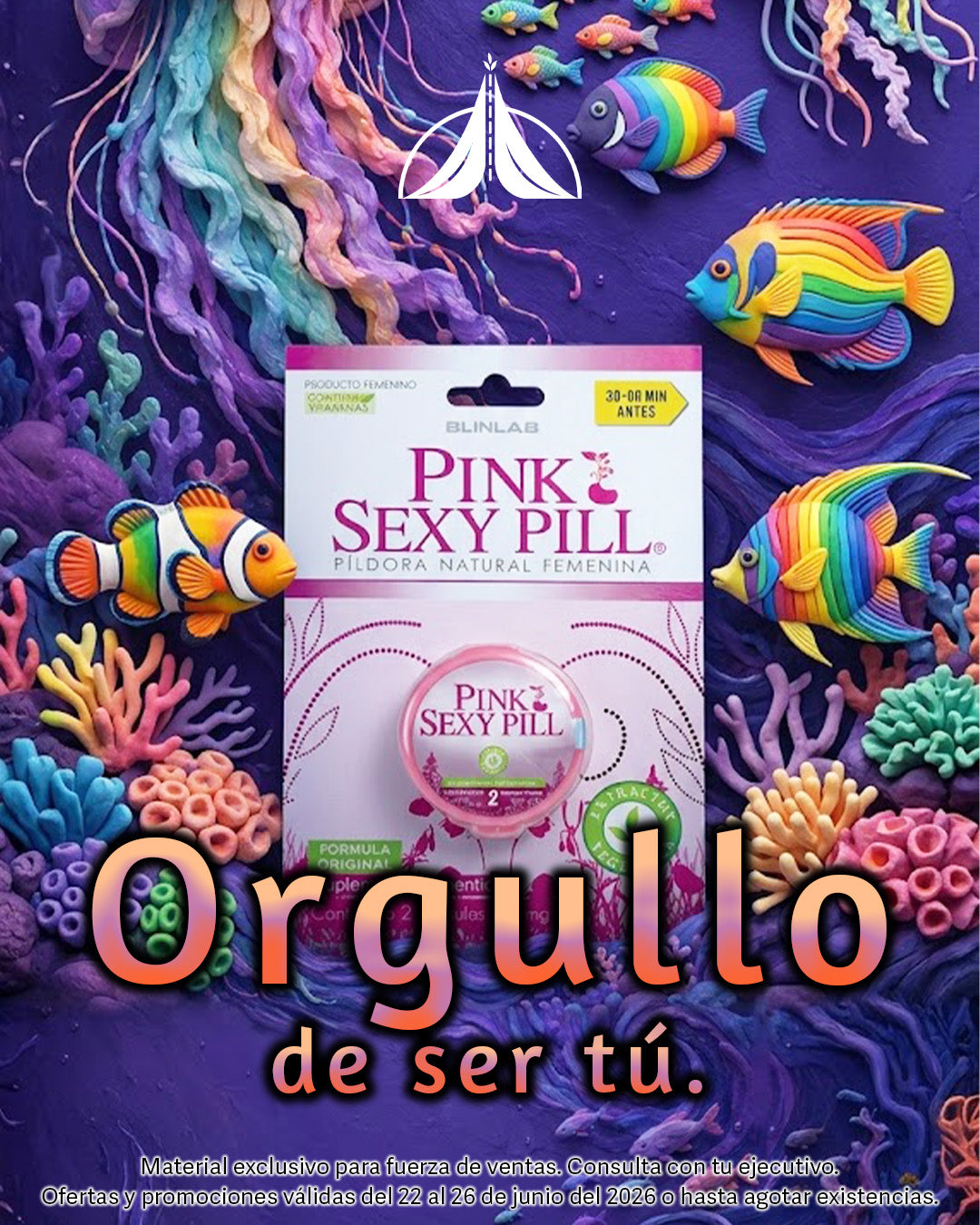Pastillero Pink Sexy Pill BLINLAB 2 caps