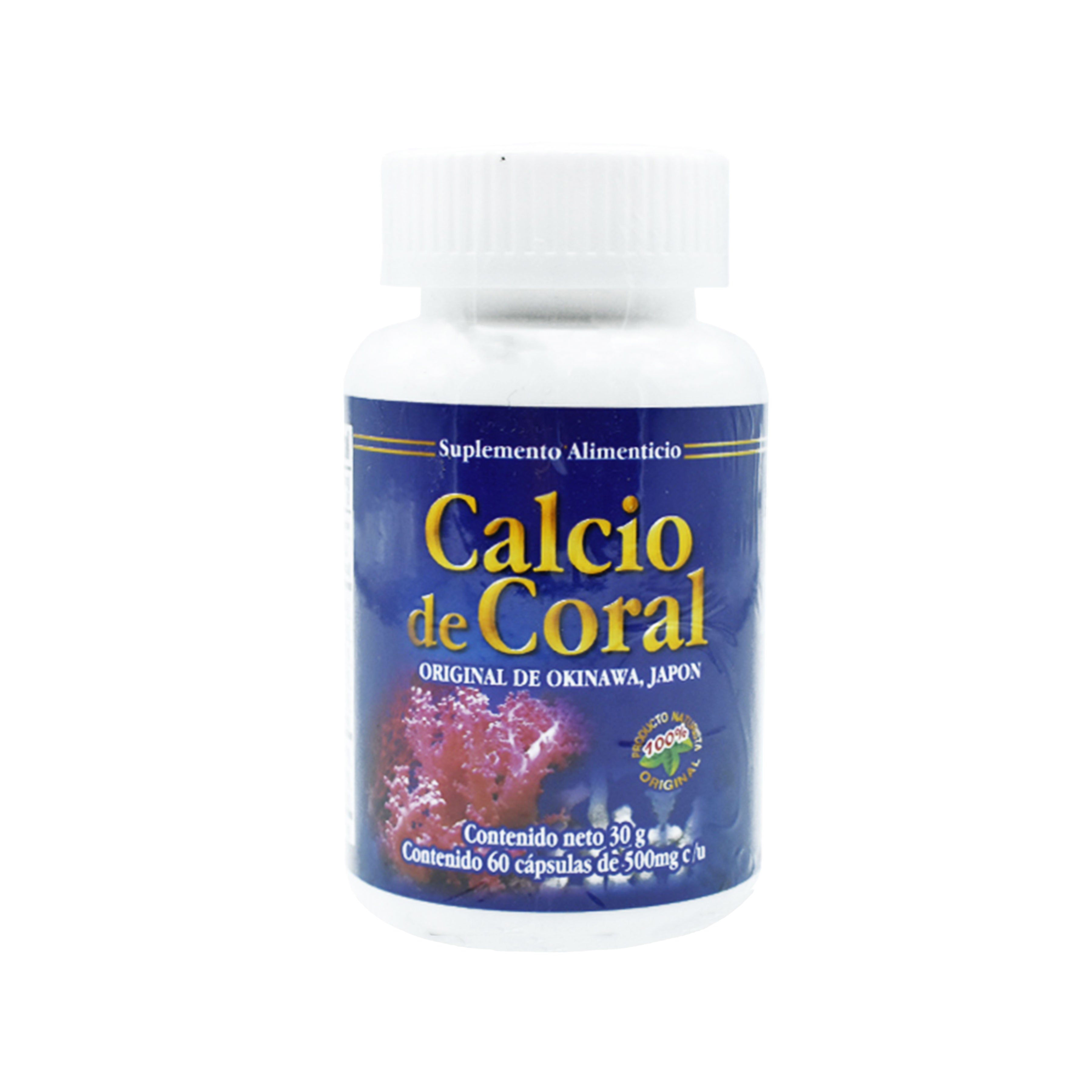 Calcio de Coral Vida Herbal 60 caps