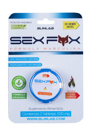 Pastillero Sex Fox BLINLAB 2 tabletas